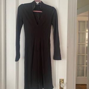 Giorgio Armani Black Long Sleeve Dress